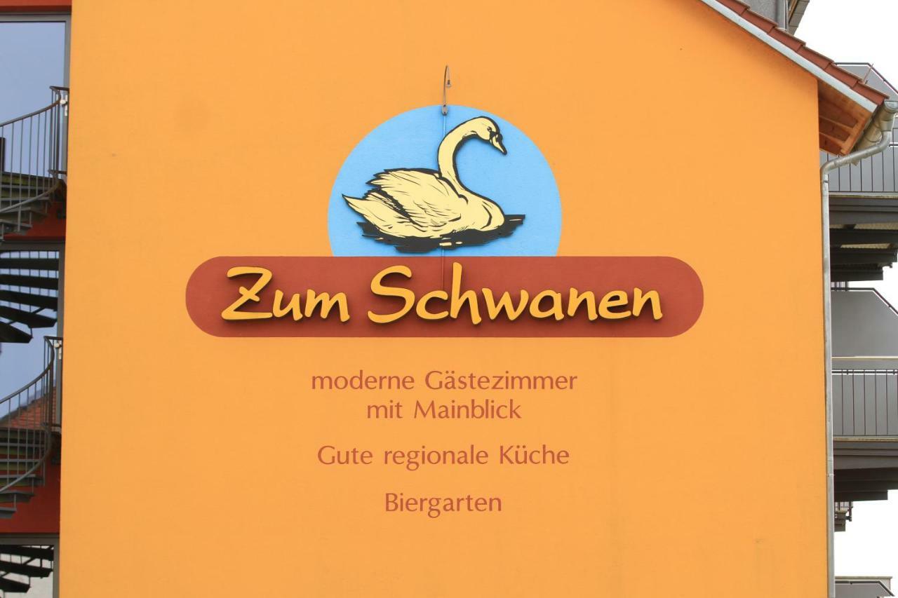 Gasthof Zum Schwanen Kleinostheim Bagian luar foto